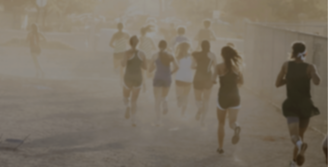 group of running people